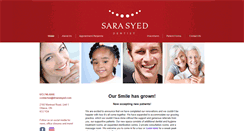 Desktop Screenshot of drsarasyed.com